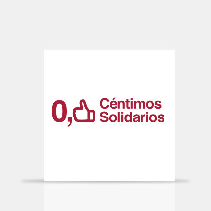 Gruetzi, estudio diseño gráfico Barcelona. Diseño logotipo ONG Céntimos Solidarios